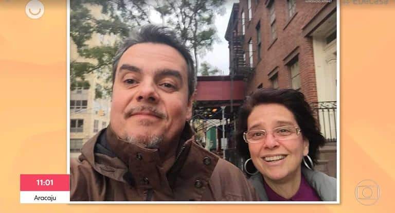 Cassio Gabus Mendes e Lídia Brondi (Foto: Reprodução)