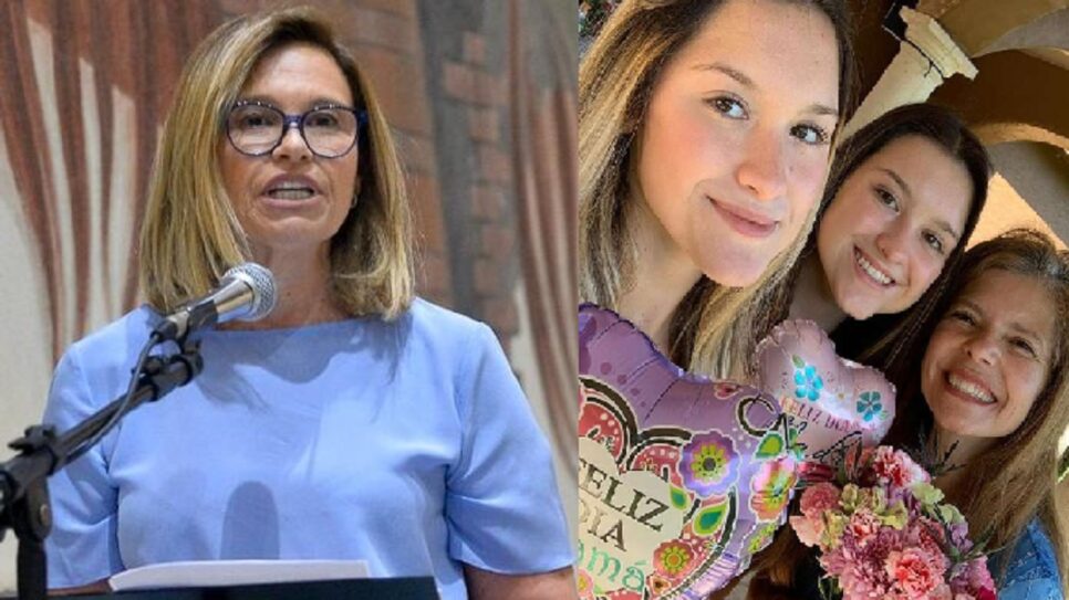Aparecida Liberato (à esquerda) e filhas do Gugu com a mãe (Foto: Reprodução)
