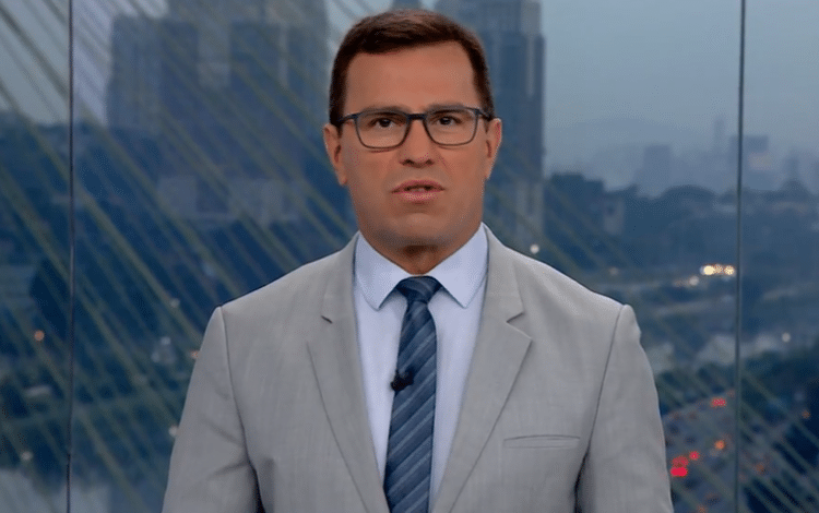 Rodrigo Bocardi perde a paciência ao vivo e constrange repórter da Globo no BDSP (Foto: Reprodução)