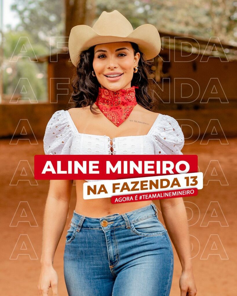 A famosa integrante do reality show da Record, Aline Mineiro (Reprodução/Instagram)