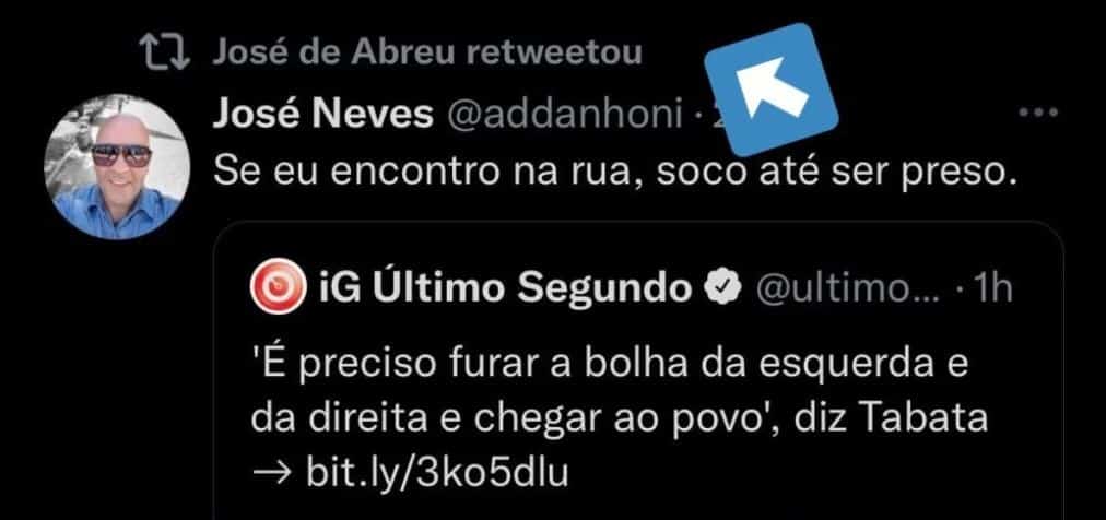 José de Abreu compartilha publicação polêmica (Foto: Reprodução)