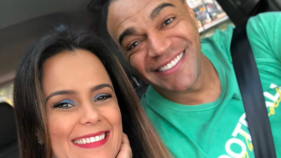 Luciele di Camargo, Esposa de Denílson confessa o que sente sobre relação do marido com Renata Fan (Foto: Reprodução)