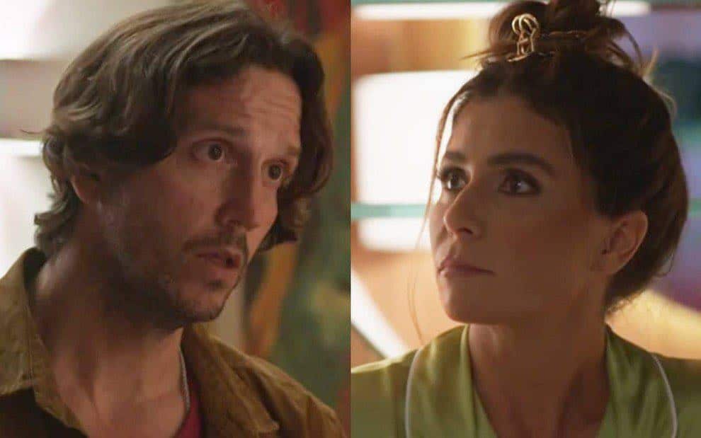 Paula impede Neném de contar verdade para Rose na trama da Globo (Foto: Reprodução) 