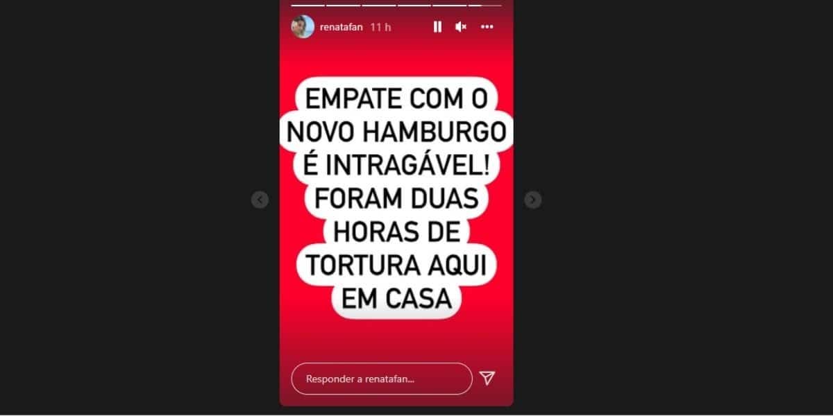 A famosa apresentadora do Jogo Aberto da Band, Renata Fan fala sobre jogo (Foto: Reprodução)