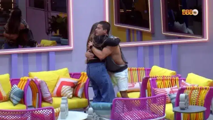 Laís e Arthur (Foto: Reprodução - TV Globo)