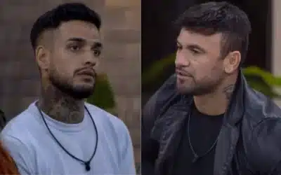 Matheus e Hadson (Foto: Reprodução - TV Record )