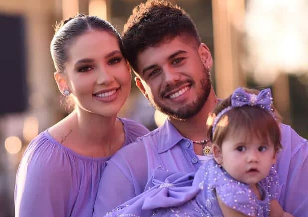 A famosa modelo, Virgínia Fonseca, Zé Felipe e Maria Alice (Foto: Reprodução)