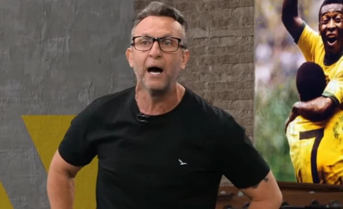 O famoso apresentador da Band, Neto diz verdade durante Os Donos da Bola (Foto: Reprodução)