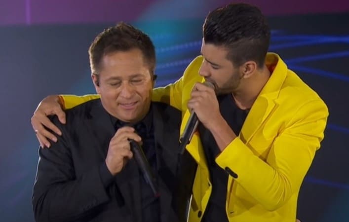 Gusttavo Lima e Leonardo se envolveram em confusão com Bruno e Marrone (Foto: Reprodução/Instagram)