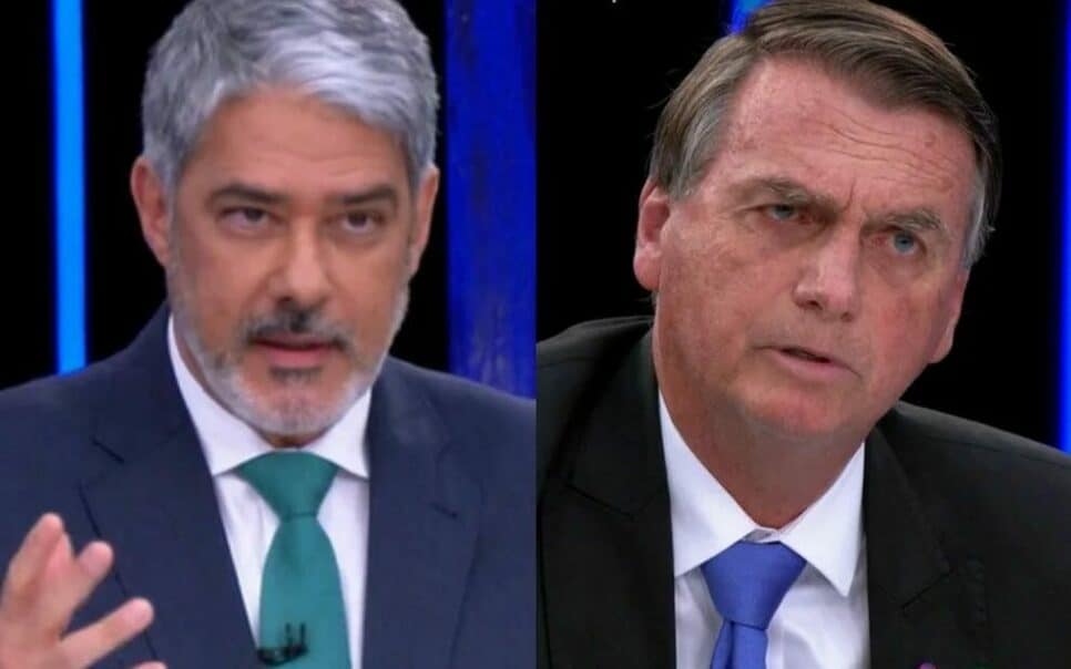 Bonner dá bronca em Bolsonaro