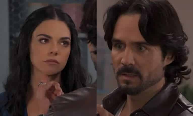 Fernanda (Livia Brito) e Rafael (José Ron) em A Desalmada (Foto: Reprodução)