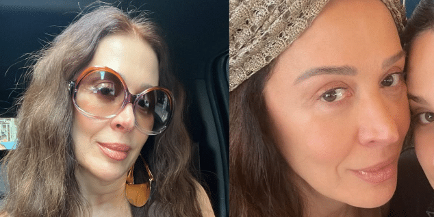 Claudia Raia expõe foto rara ao com a filha e semelhança causa (Foto: Reprodução)