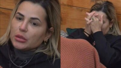 Deolane Bezerra ameaça desistir do reality show (Foto: Reprodução/Record Tv)