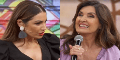 Patrícia Poeta analisou Fátima Bernardes no The Voice na Globo (Foto: Reprodução)