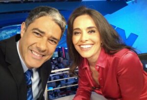 Sem esconder a realidade, Carla Vilhena que já comandou o JN, expôs o que o Bonner faz na Globo (Foto: Reprodução / Internet)