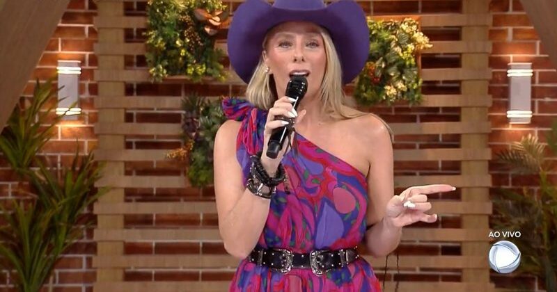 Adriane Galisteu comandou a formação da primeira "roça falsa" (Foto Reprodução/Internet)