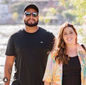 Tati Machado e marido (Foto: Reprodução)