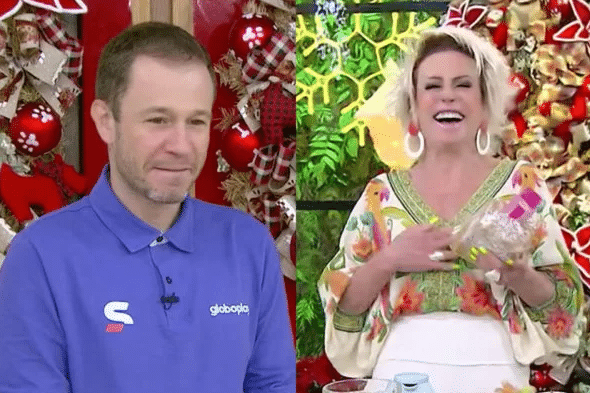 A apresentadora do Mais Você acabou cometendo gafe ao vivo na Globo (Foto: Reprodução)