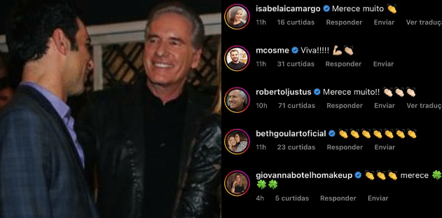 O âncora do Jornal Hoje da Globo recebeu recado de Roberto Justus (Foto: Reprodução)