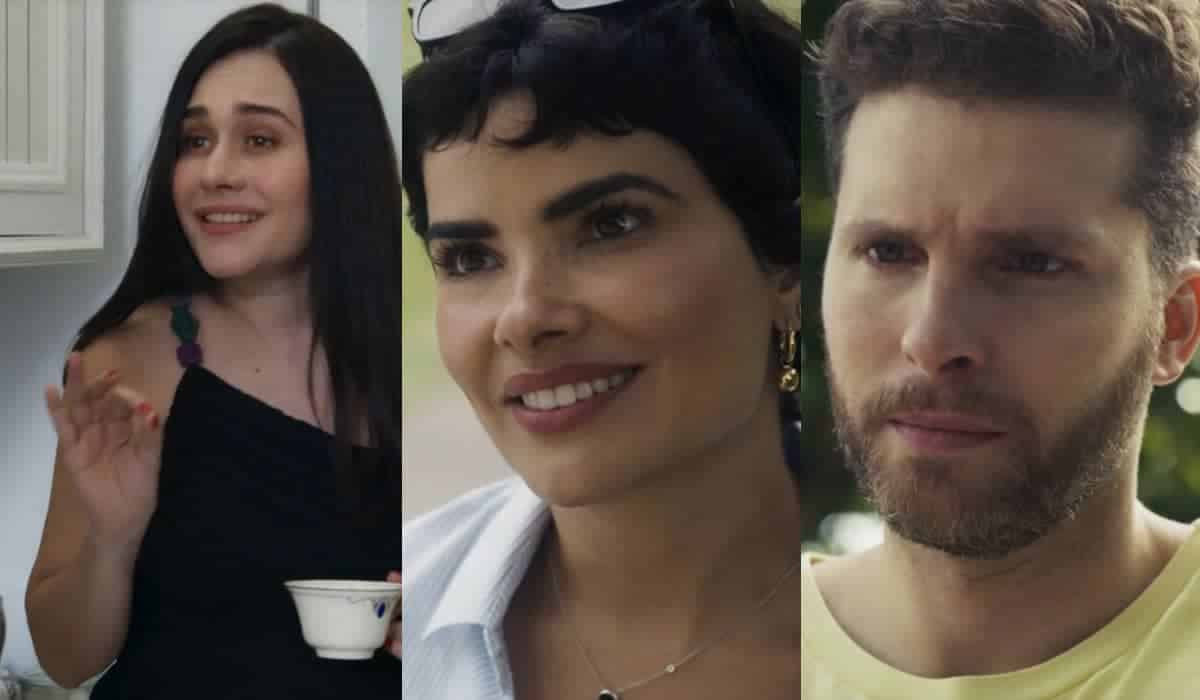 Guida Guida, Leonor e Caíque em Travessia da Rede Globo