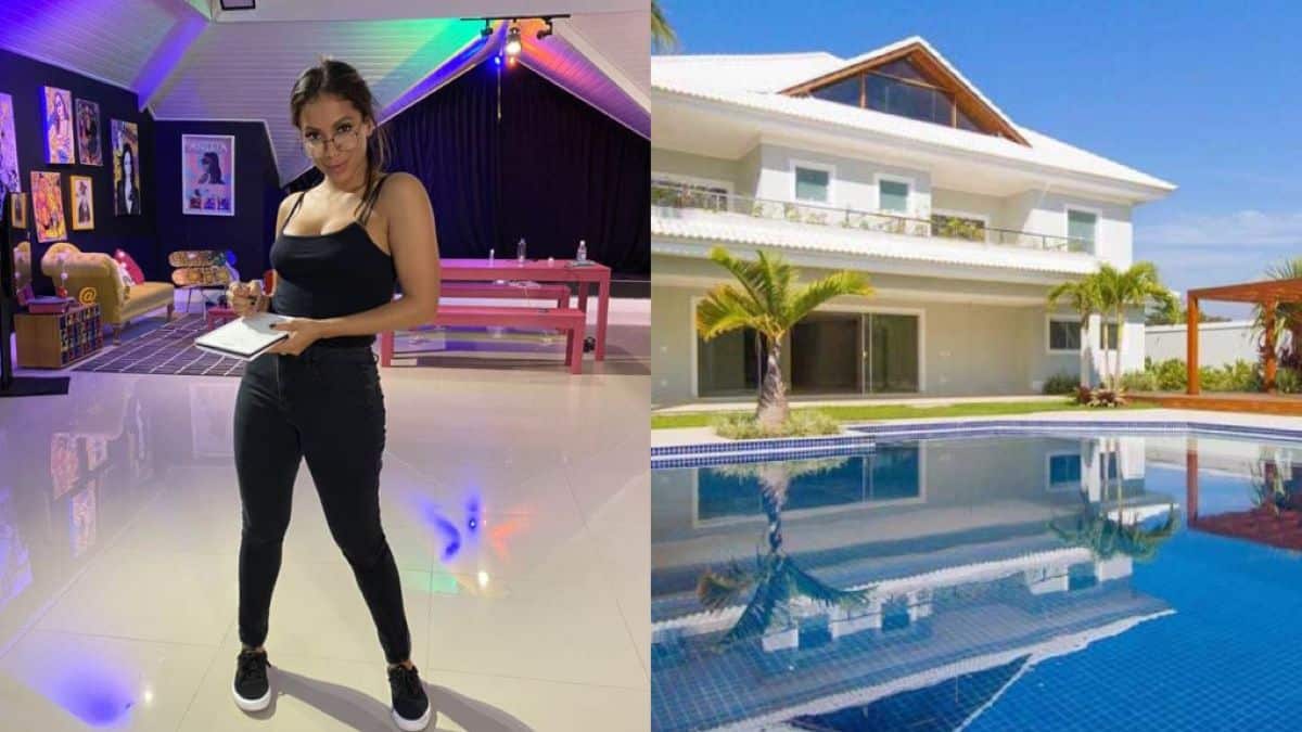Anitta A cantora Anitta em sua mansão