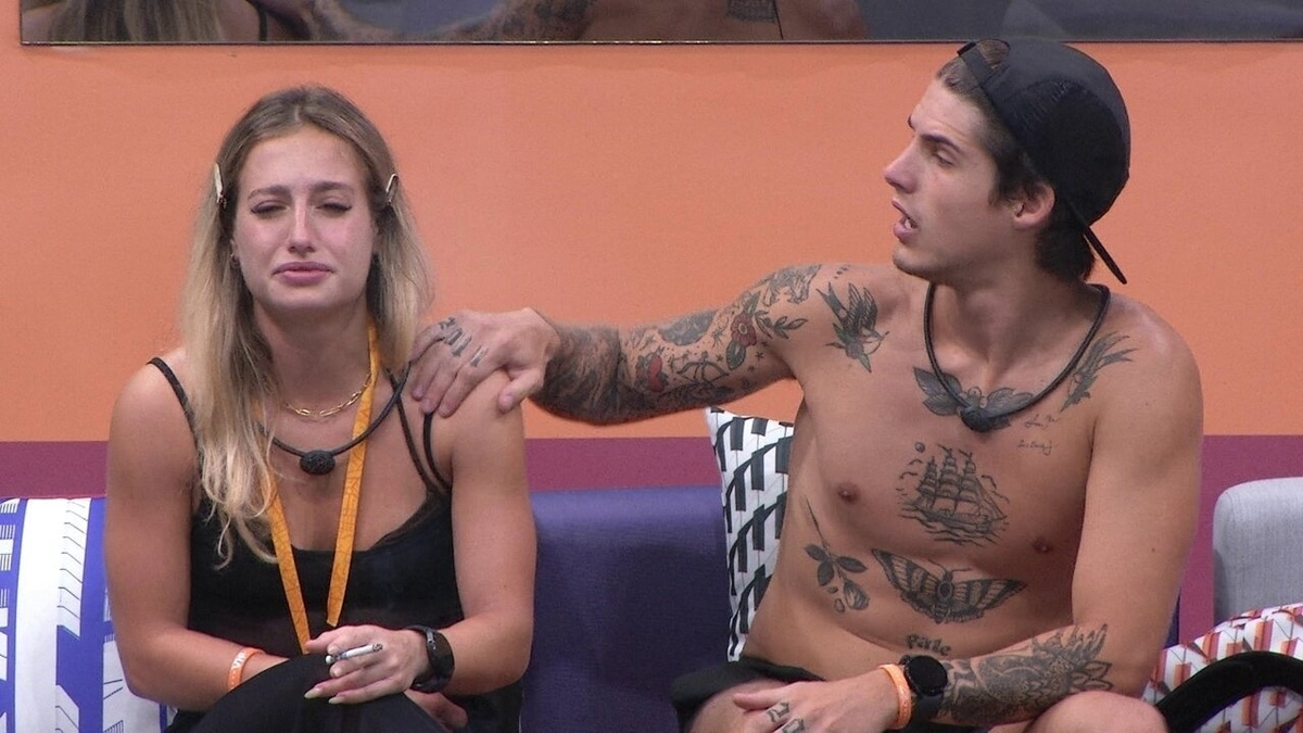 Gabriel Tavares e Bruna Griphao no BBB23 da Rede Globo