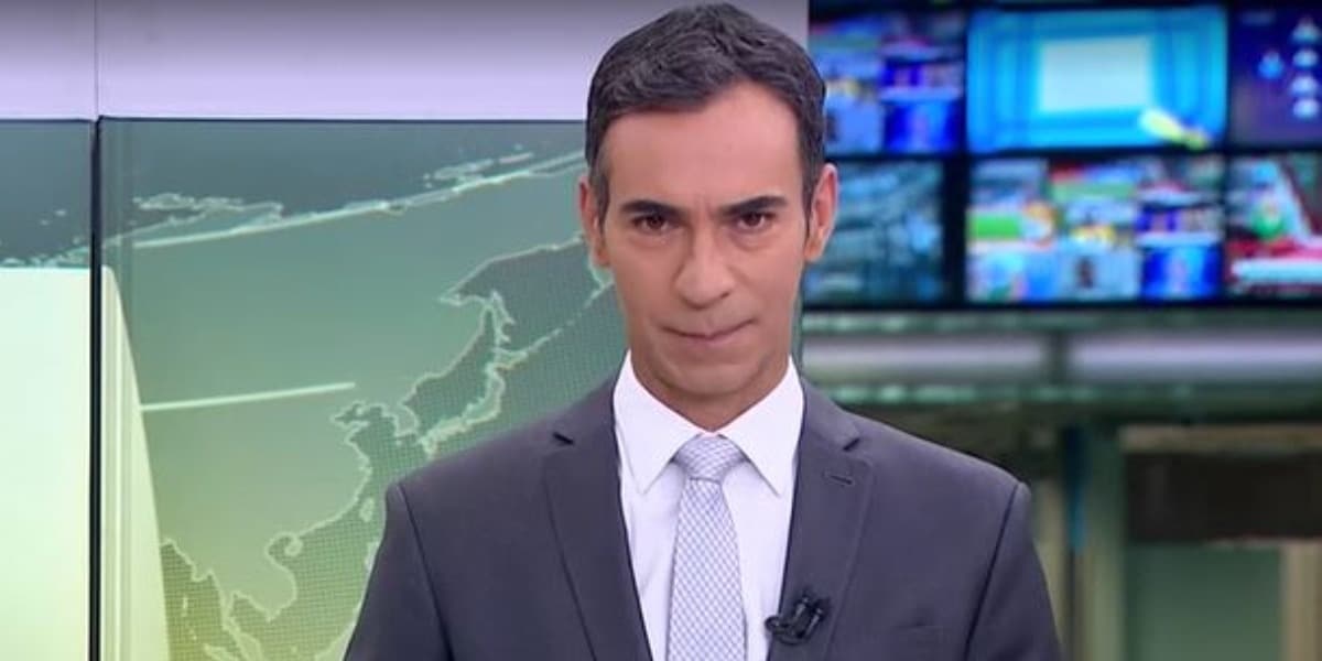 César Tralli comanda o Jornal Hoje na Globo