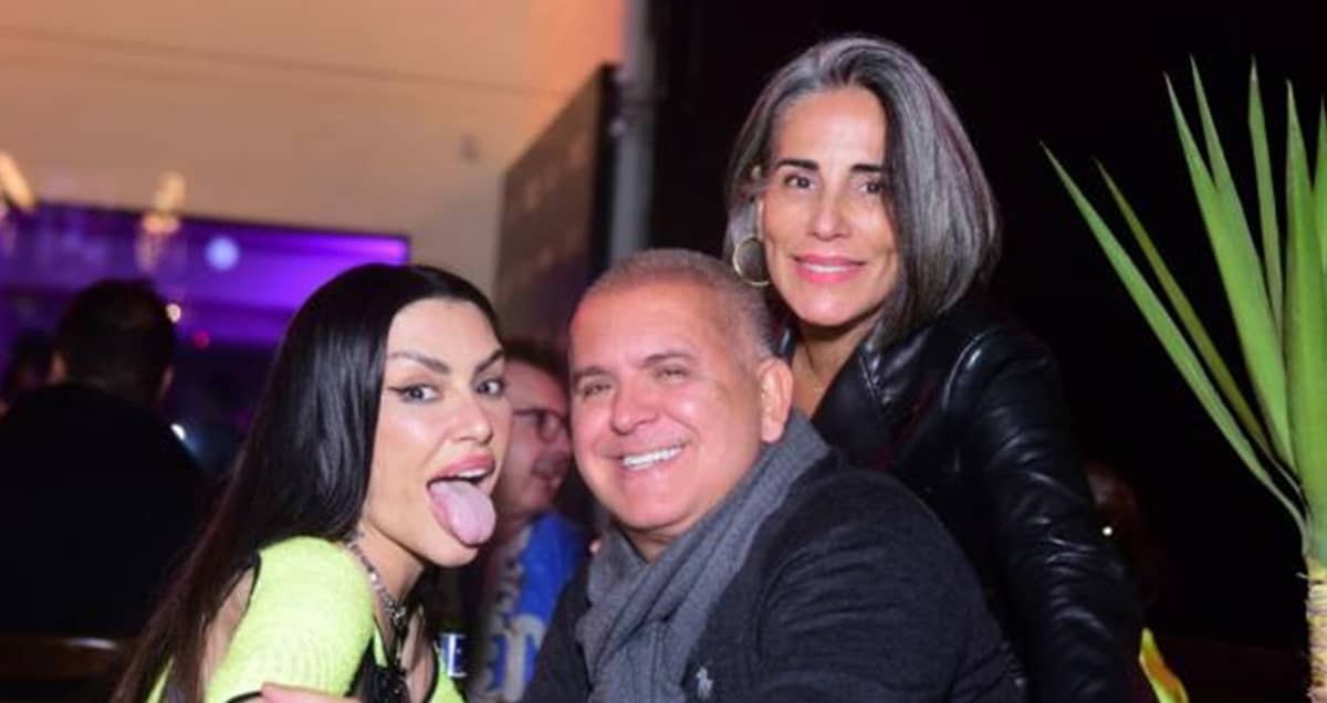 Cleo, Orlando Morais e sua mãe, Gloria Pires