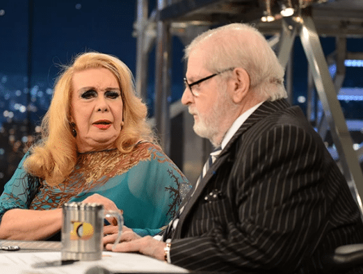 O famoso ex-apresentador da Globo, Jô Soares surpreendeu ao falar sobre passado com a famosa Rogéria (Foto: Reprodução)