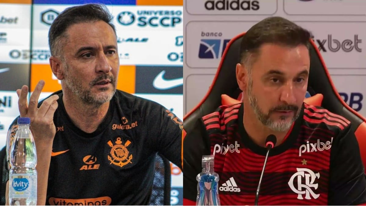 O técnico Vitor Pereira jã comandou o Corinthians e aceitou convite do Flamengo para esta temporada 