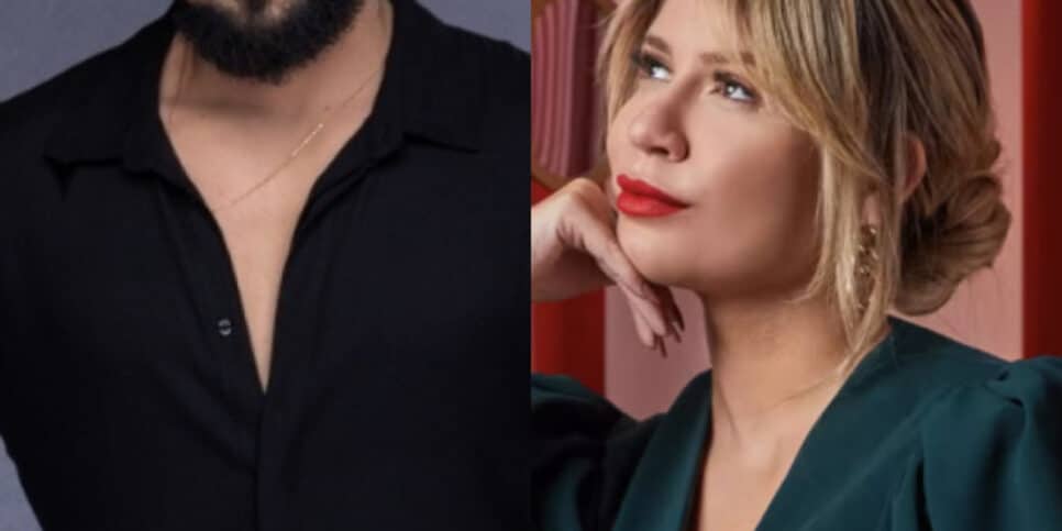 Cantor famoso acabou usando as palavras erradas para se referir a Marília Mendonça, e o que era pra ser ua homenagem virou alvo de críticas (Foto Reprodução/Montagem/Aaron Tura Tv)