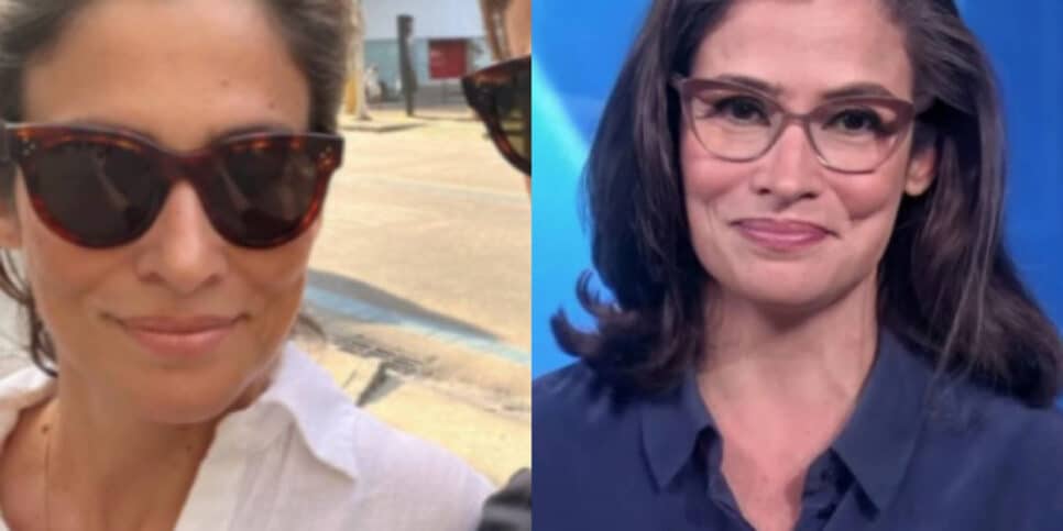 Renata Vasconcellos tem uma irmã gêmea cuja semelhança choca a muitos (Foto Reprodução/Internet)