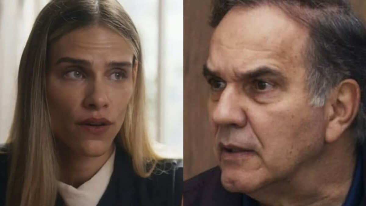 Sara e Guerra na novela Travessia da rede Globo