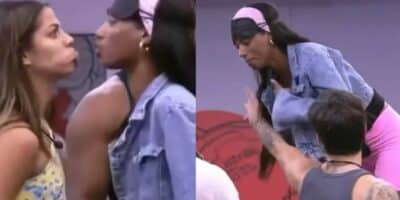 BRIGA: Tina parte pra cima de Key Alves no BBB23 - Foto: Reprodução