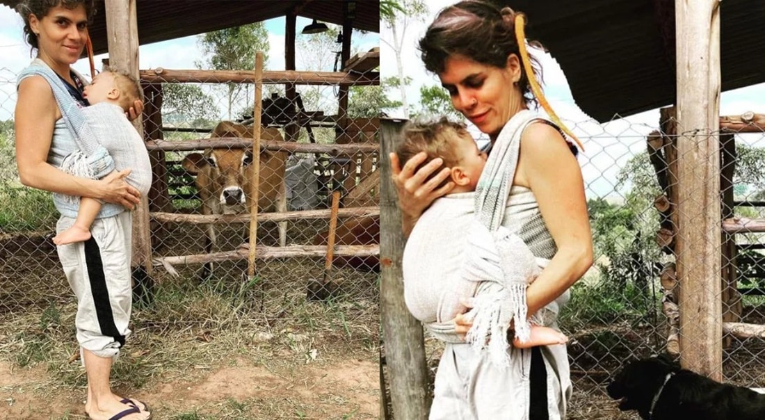 Mariana Maffeis já entregou registros chocantes de sua vida humilde no campo com a familia