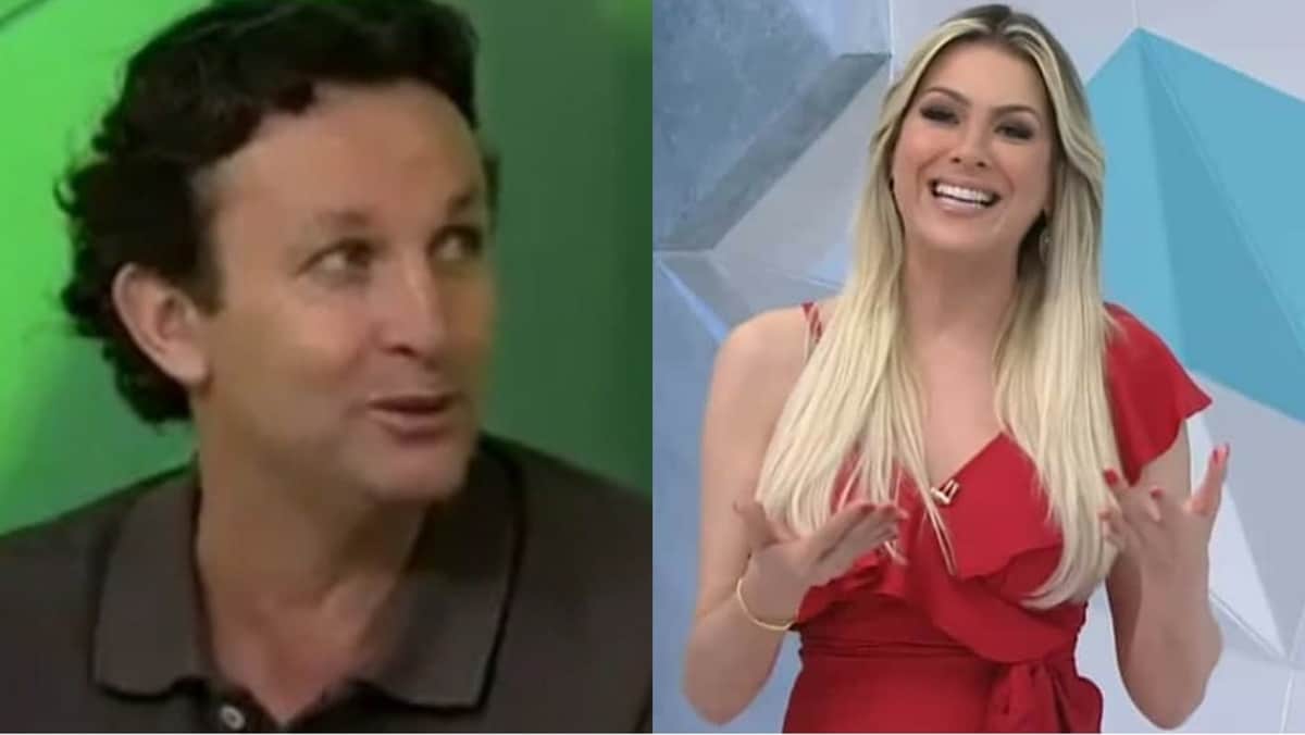 Neto em seus tempos ao lado de Renata Fan, que está assim atualmente no programa