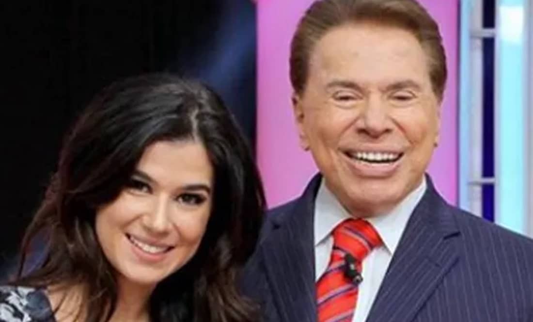 Renata Abravanel e Silvio Santos