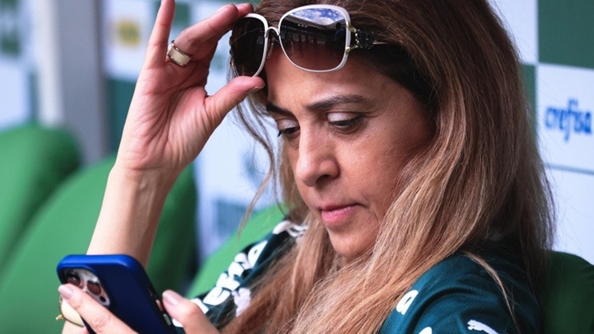 A presidente do Palmeiras, Leila Pereira (Foto: Reprodução/ Cesar Greco/ SE Palmeiras)