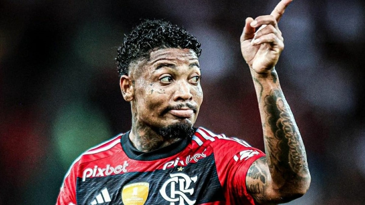 Marinho é contratado do Flamengo, está afastado do time e negocia com SPFC (Foto: Reprodução/ Instagram)