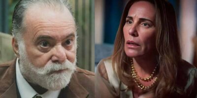 Antônio (Tony Ramos) e Irene (Gloria Pires) em Terra e Paixão (Foto: Reprodução / Globo)