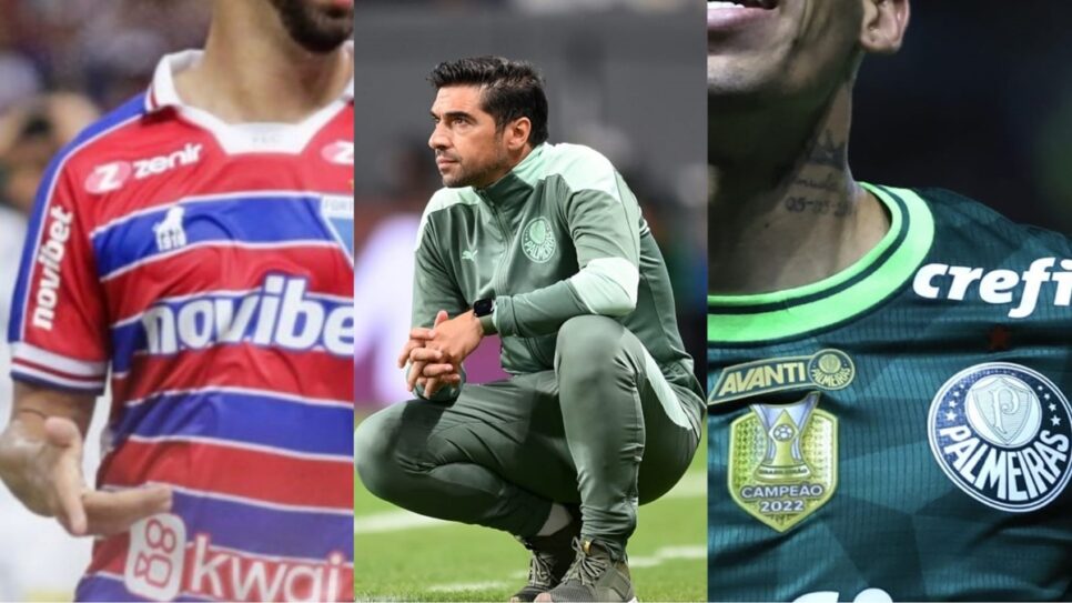 Abel Ferreira de olho: Palmeiras quer contratar craque do Fortaleza e leva invertida que pode tirar atacante do verdão (Fotos: Reprodução/ Cesar Greco/ SEP/ Montagem)