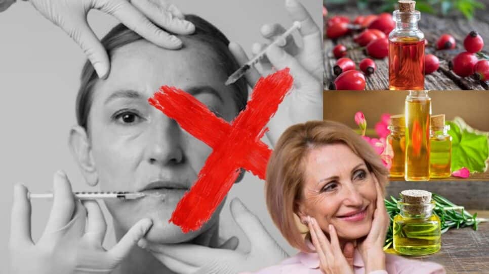Adeus ao Botox com esses 3 óleos essenciais faciais; veja quais e como aplicar (Fotos: Reprodução/ FreePik/ Montagem Gustavo)