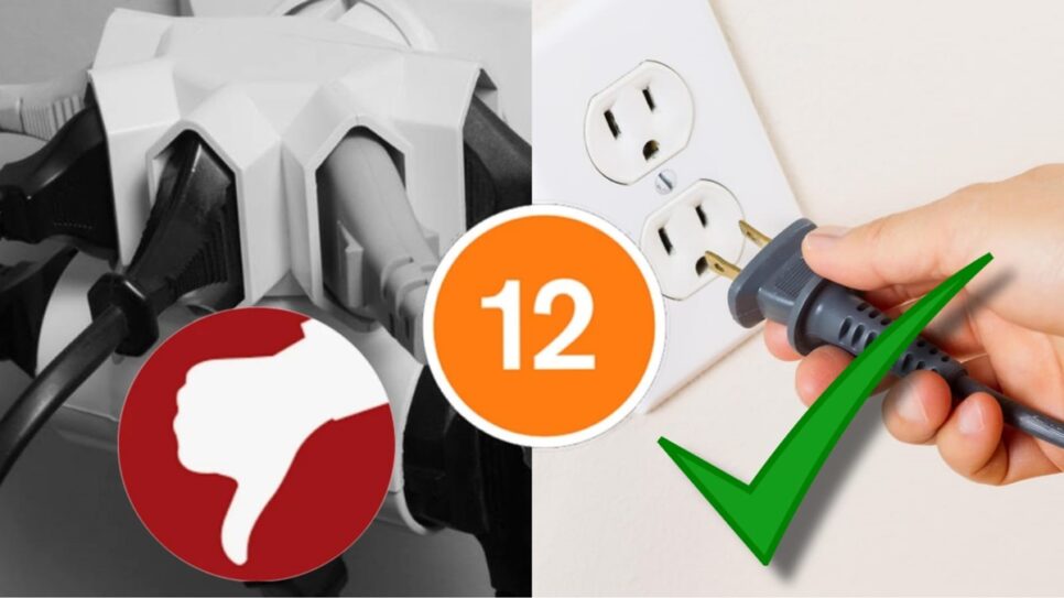 12 aparelhos domésticos que devem ser desligados da tomada para evitar consumo de energia elétrica (Fotos: Reprodução/ Internet/ Montagem Gustavo)