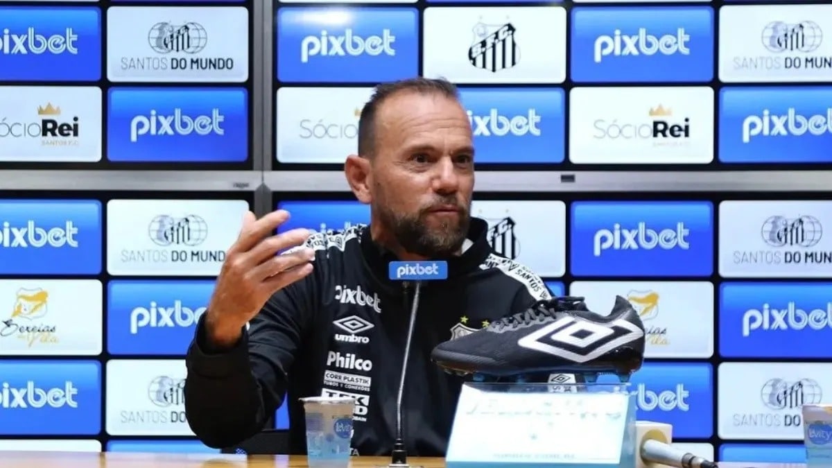 O técnico de futebol não faz mais parte do Santos (Foto: Pedro Ernesto Guerra Azevedo/Santos FC)