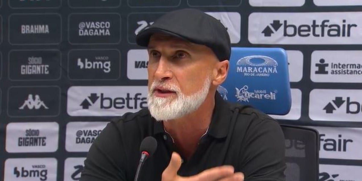 O treinador do Vasco