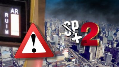 São Paulo e mais duas cidades brasileiras com qualidade do ar ruim (Foto: Reprodução/ Internet/ Montagem)
