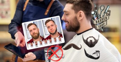 Aplicativo que simula com ou sem barba grauito (Fotos: Reprodução/ Freepik/ Montagem Hora do Benefício)