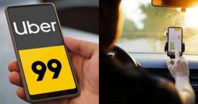 Uber e 99 (Foto: Montagem/Hora do Benefício)