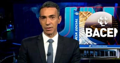 Tralli paralisa JN com liberação de valores pelo Banco Central, o qual também beneficia idosos 60+ do INSS (Foto Reprodução/Montagem/Hora do Benefício/Lennita/Globo)