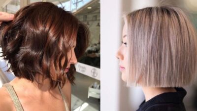 5 cortes Bob para rejuvenescer as mulheres (Reprodução: Montagem TV Foco)